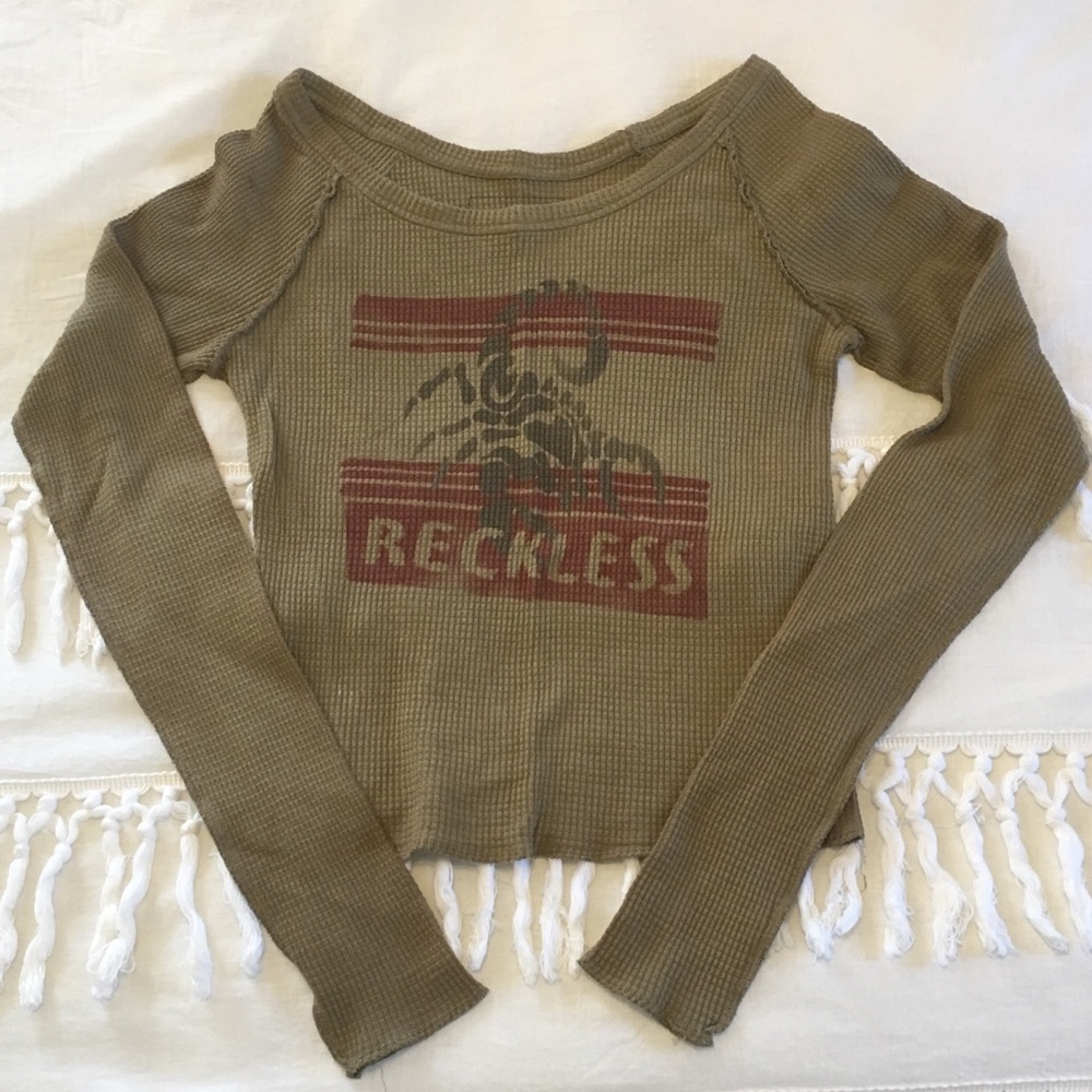 We the Free Thermal Crop Top